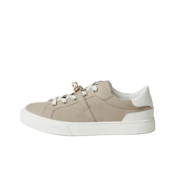 HERMES Day Low Top Skateboard Shoes Women's Beige