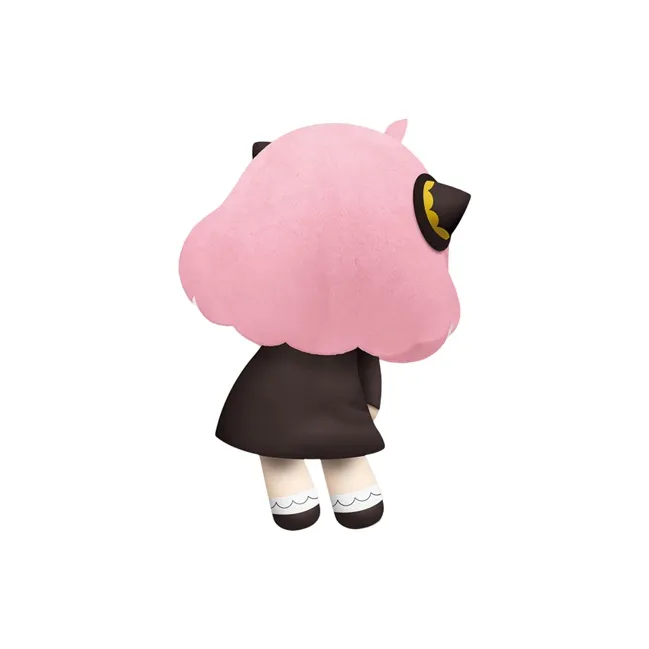 SEGA Spy X Family Anya Forger Sleeping Position Black Dolls Plush Doll 27cm Height-1
