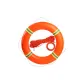 PVC Leather Life Ring+8mm 30m Life Rope with Carabiner
