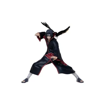 BANDAI NARUTO Itachi Uchiha NARUTO  Wind Chronicles Bonds D Reward Black Scale Figures 22cm