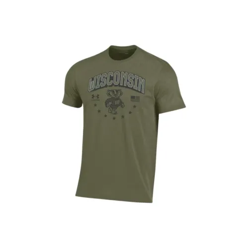 Under Armour Collegiate T-Shirts Men Green