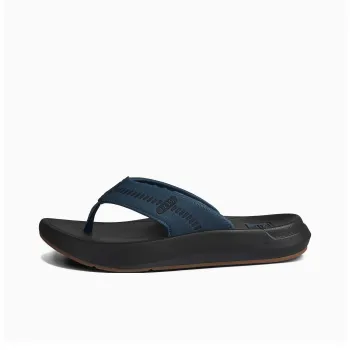 REEF Rubber Sole Odor-Resistant Quick Dry Slip-Resistant Flip Flops Men Black