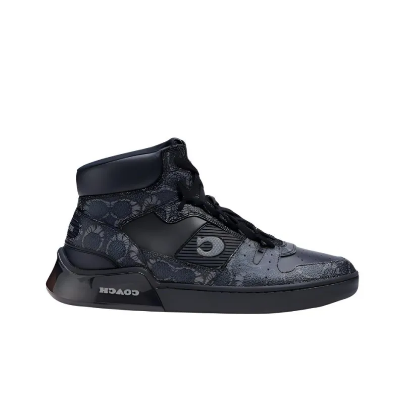 MICHAEL B. JORDAN x COACH CitySole High Top Stylish Skateboarding Shoes Men's Black-1
