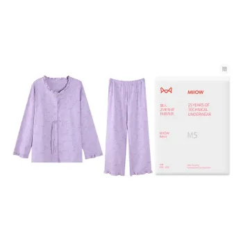 MIIOW Pajama Set Women's Light Lavender