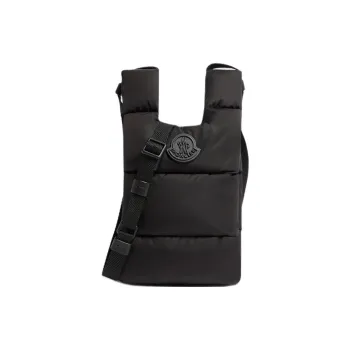 Moncler Legere Logo Patch Quilted Crossbody Bag