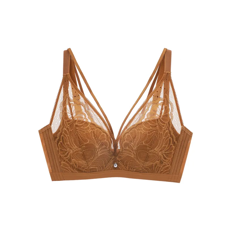 YIMANLI Bra Women's Autumnal Yellow-0