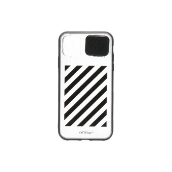 OFF WHITE Zebra Print Transparent Phone Cases Apple