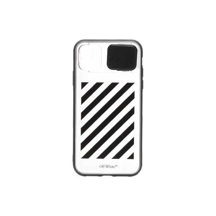 OFF WHITE Zebra Print Transparent Phone Cases Apple-0