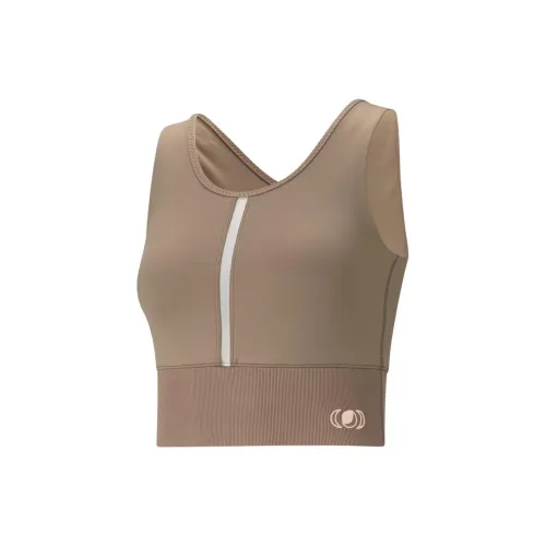 PUMA Exhale Sleeveless Sports Shirts Women's Brown