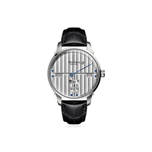 BEHRENS 오토매틱 메커니컬 무브먼트 남녀공용 중국 시계 42mm*12.5mm*23mm 아르젠트