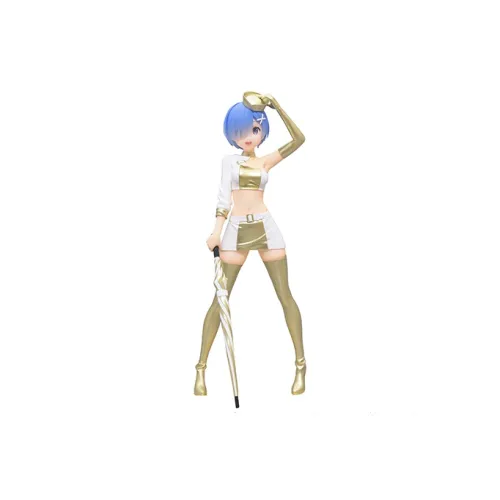 FURYU Rem Re ZERO Zero − Starting Life In Another World Trio Try IT Grid Girl Bonus Gifts 21cm