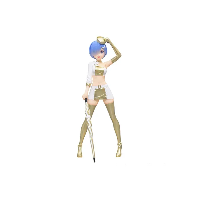 FURYU Rem Re ZERO Zero − Starting Life In Another World Trio Try IT Grid Girl Bonus Gifts 21cm-0