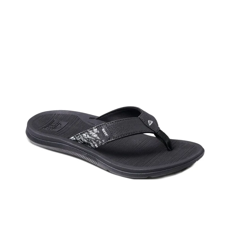 REEF Abrasion-Resistant Slip-Resistant Flip Flops Women's Black-2
