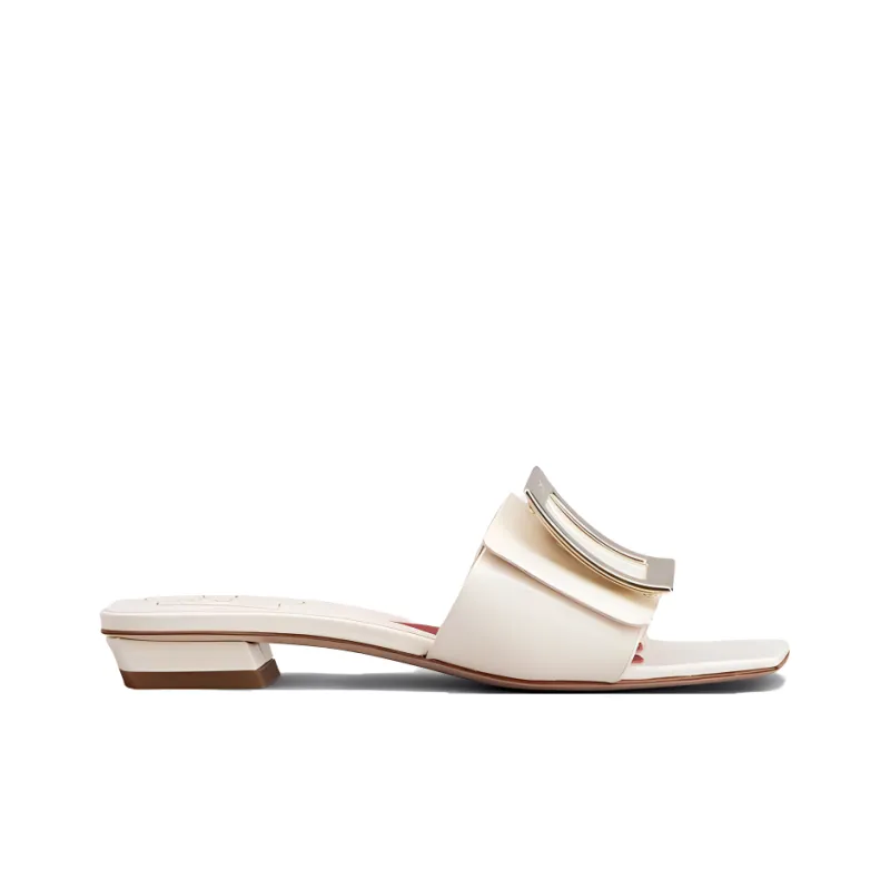Roger Vivier Odor Resistant Slide Slippers Women's Beige-1