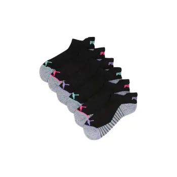 PUMA Calcetines De Corte Bajo De Felpa Para Mujer 6 Pares