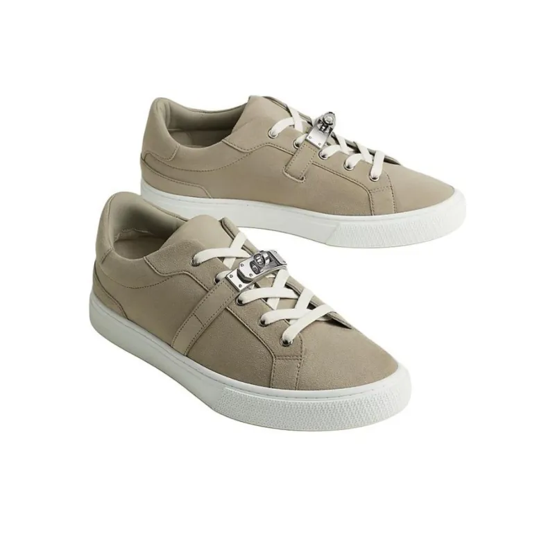 HERMES Day Low Top Skateboard Shoes Men Umber-3