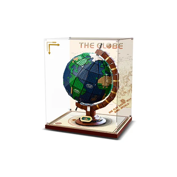 LIGHT YOUR BRICKS Lai Bai Hundred Compatibility LEGO 21332 Globe Display Case Model Accessories-2