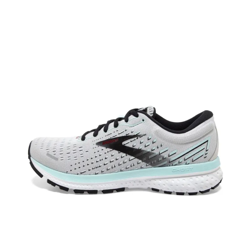 Brooks Ghost 13 Slip Resistant Breathable Low Top Running Shoes Women's Gray-0