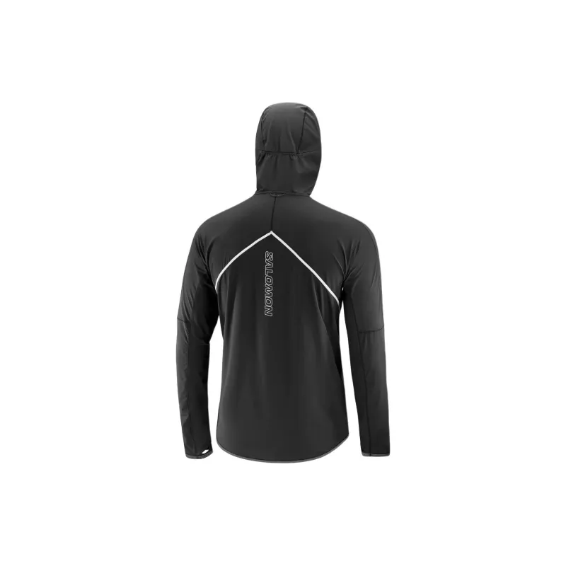 SALOMON SENSE AERO HYBRID Sweatshirt Men Pitch Black-1
