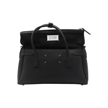 Maison Margiela Logo Plaque Top Handle Tote Bag
