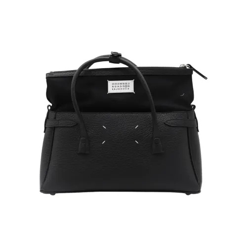 Maison Margiela Logo Plaque Top Handle Tote Bag