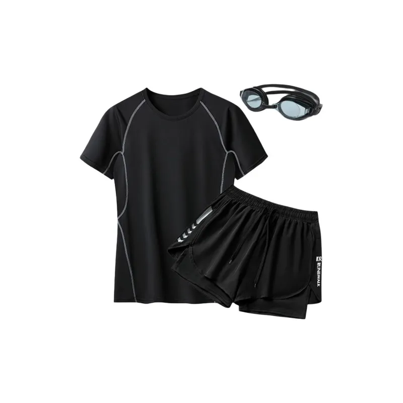 Yalu Preferred Swimming Sets Polyester+Elastane Sports/Hot Spring/Vacation Men-0