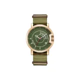 RGA9035-Rose Case Green Dial Green Strap