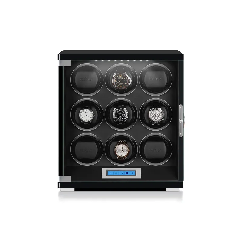 DRIKLUX 6 Epitopes/9 Epitopes Watch Winder Black Red Unisex-15
