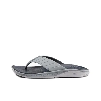 REEF Rubber Sole Odor-Resistant Flip Flops Men Gray