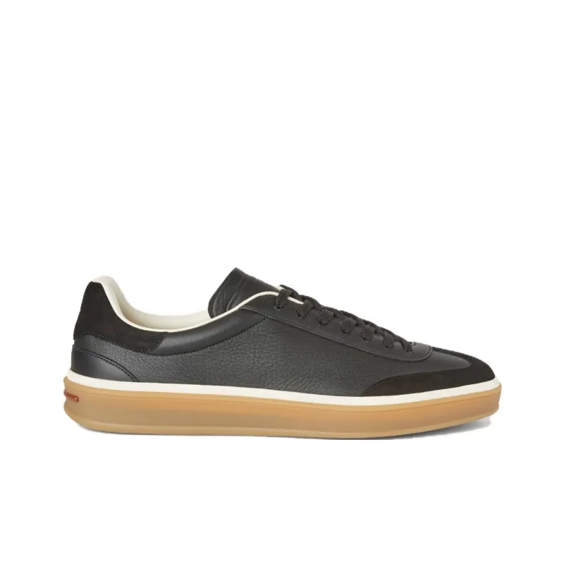 Loro Piana Low Top Skateboard Shoes Men Black-1