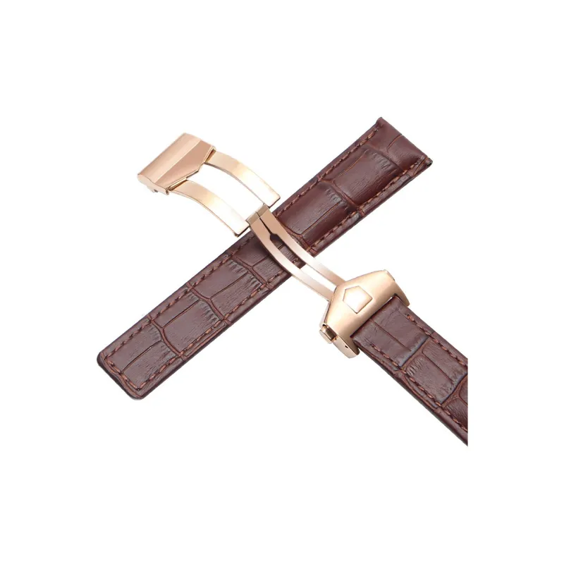 Gangjue TAG Heuer Compatibility Watch Band Genuine Leather Material-19