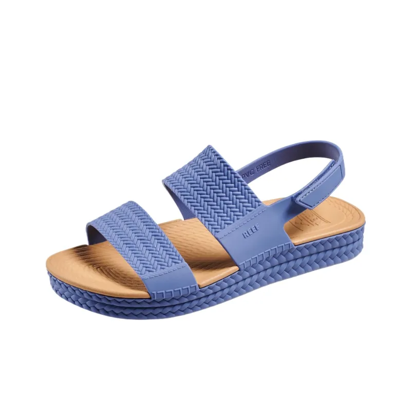 REEF Water Vista Beach Sandals Women's Marine Blue Tan-2