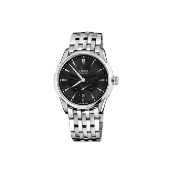 Oris Artist Series Automatic Mechanical Movement Men's Watches Watch 40mm Black Dial Steel Case Steel Strap