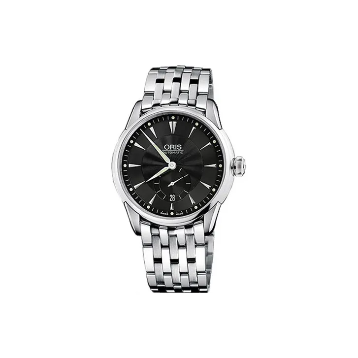 Oris Artist Series Automatic Mechanical Movement Men's Watches Watch 40mm Black Dial Steel Case Steel Strap-0