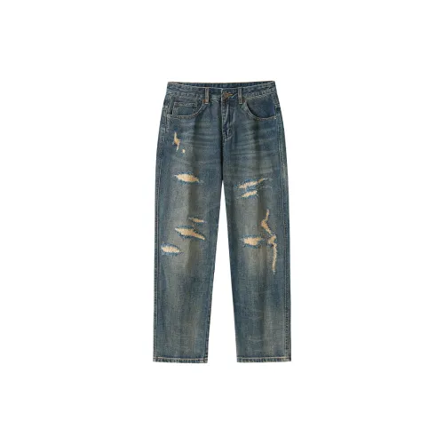 HALEBOSS Jeans Men Blue