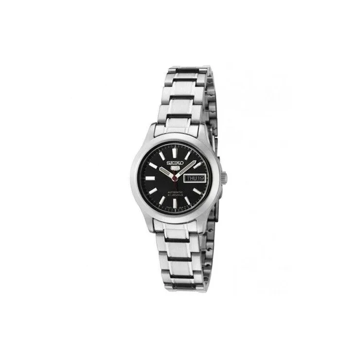 SEIKO Seiko5 Collection Mechanical Movement Stainless Steel Strap Watch Women's Watch White Dial-0