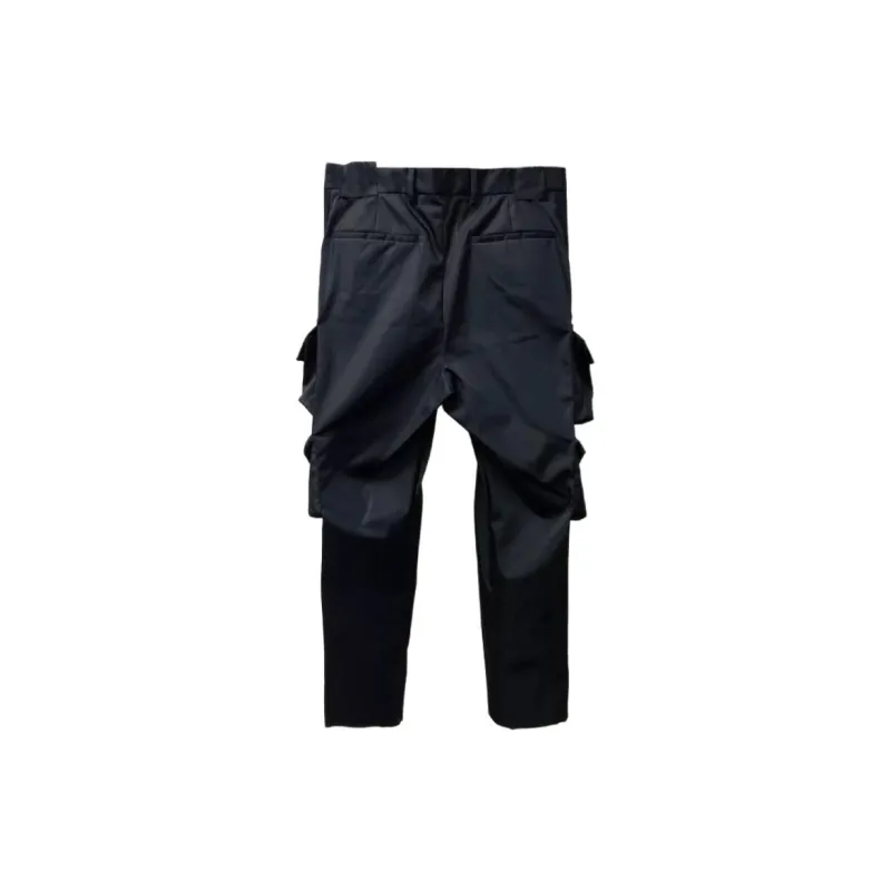 PRADA SS24 Cargo Pants Men Black-1