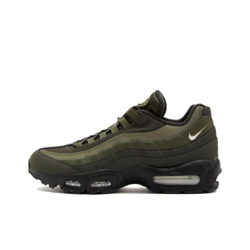 Nike Air Max 95 Running Shoes Unisex Low-Top Green/Brown