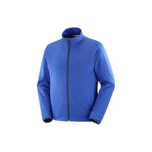 SALOMON Mountain Jackets Men Blue