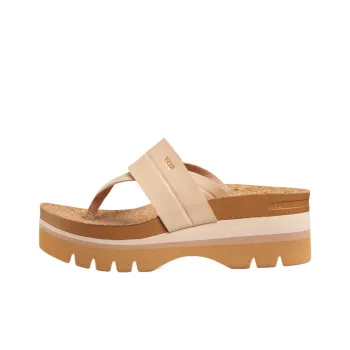 REEF EVA Quiet Abrasion-Resistant Flip Flops 6.3cm Women's Brown