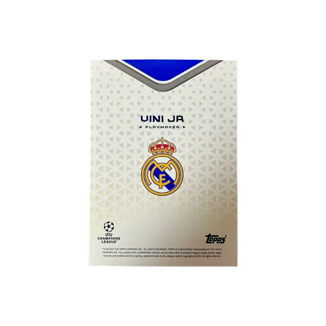 Topps 2022 Grealish White Gold Box Real Madrid Vinicius Blue Fold Holographic Card Product Accessible Sports Cards 1 Pc-1
