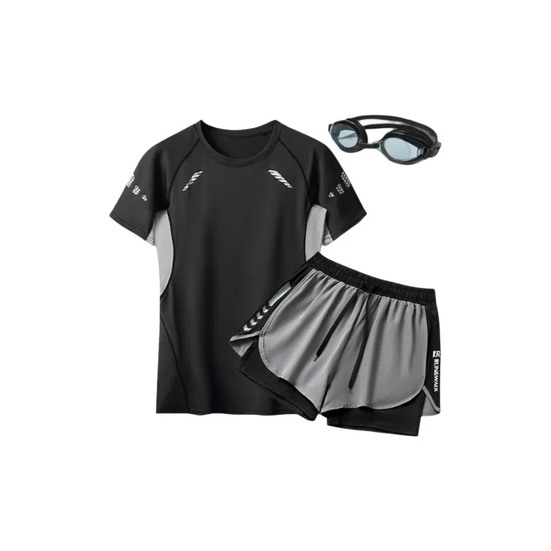 Yalu Preferred Swimming Sets Polyester+Elastane Sports/Hot Spring/Vacation Men-12