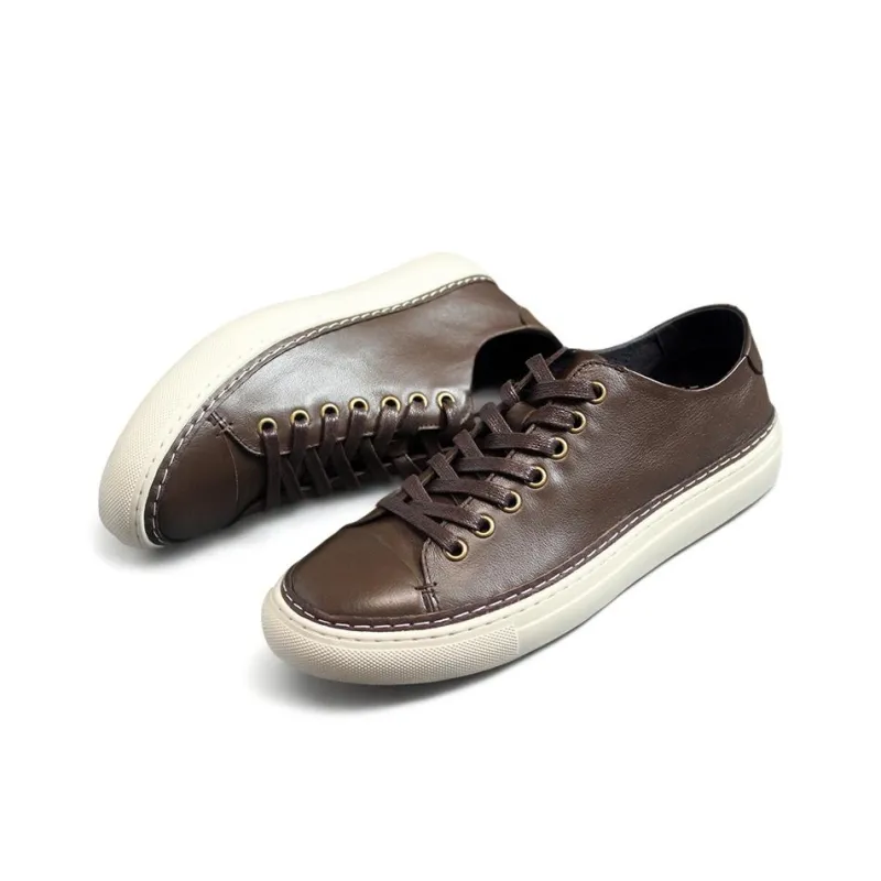 Devanro Abrasion Resistant, Breathable, Waterproof, Slip Resistant Low Top Skateboard Shoes Men-5