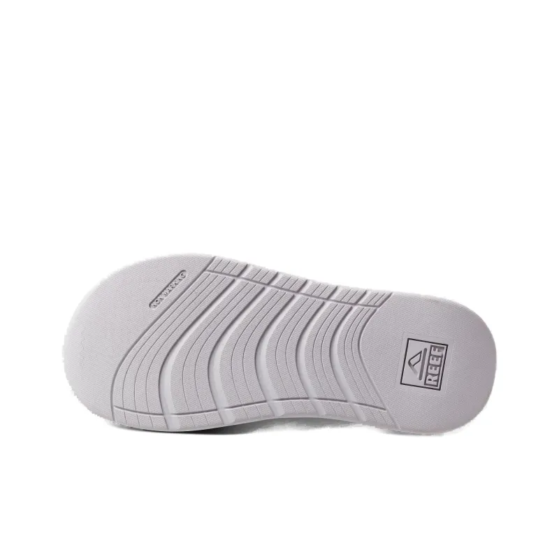 REEF Rubber Sole Odor-Resistant Flip Flops Men Gray-4