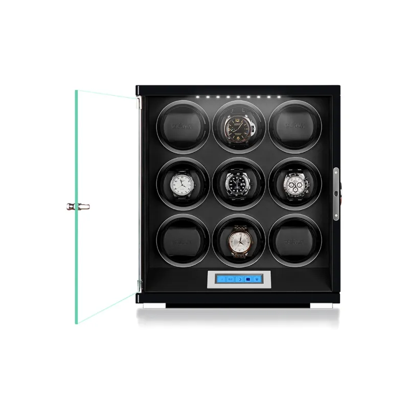 DRIKLUX 6 Epitopes/9 Epitopes Watch Winder Black Red Unisex-17