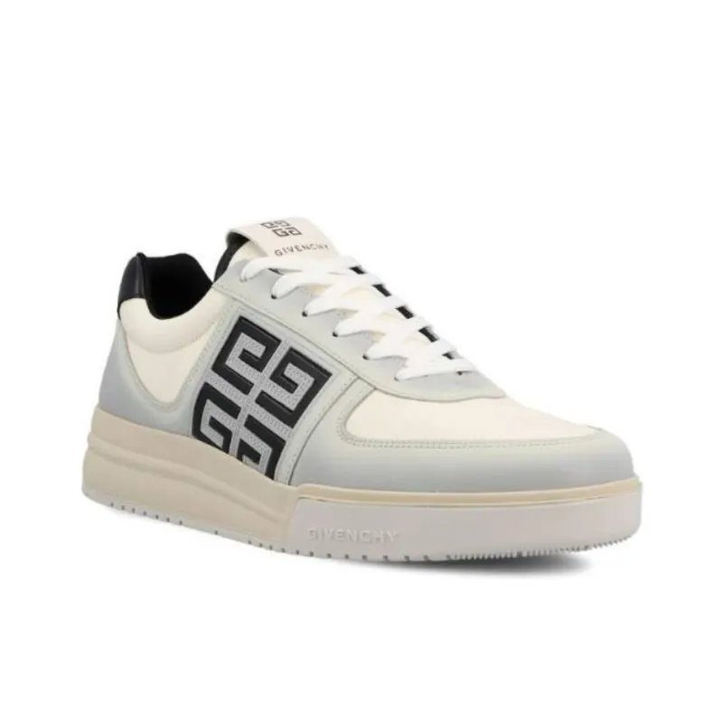Givenchy G4 Low Top Skateboard Shoes Men Beige Gray-3