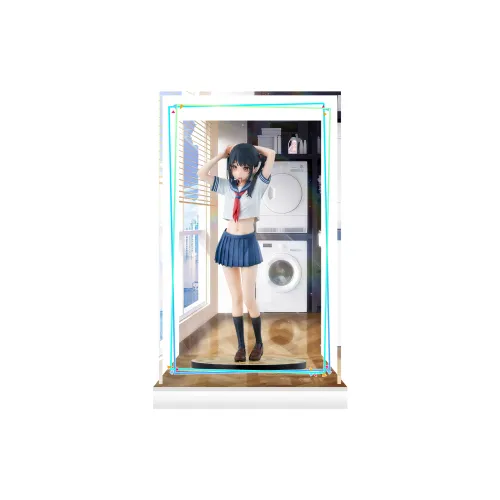 AOWOBOX Compatible With UnionCreative Design COCO Sailor Suit Figure Display Case Model Accessories