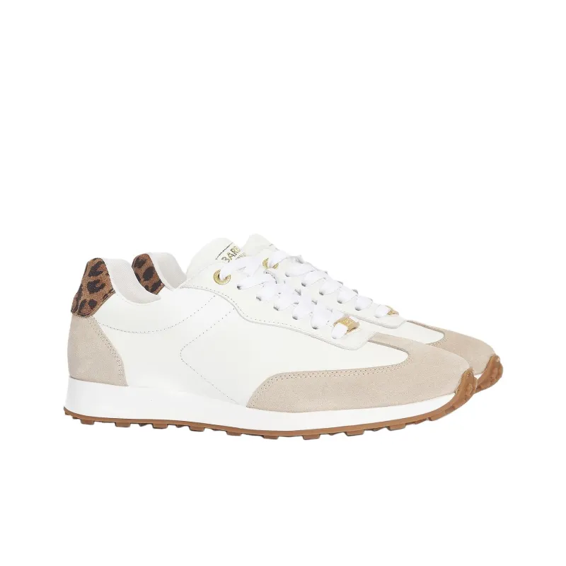 BARBOUR Aldrin Low-Top Casual Shoes Women's White-2