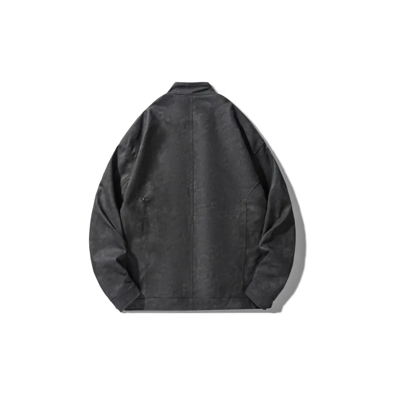 FORCEREPUBLIK Leather Jacket Unisex-1