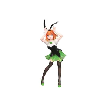 FURYU The Quintessential Quintuplets Trio Try IT Yotsuba Nakano Bunny Girl Ver. Bonus Gifts 22cm